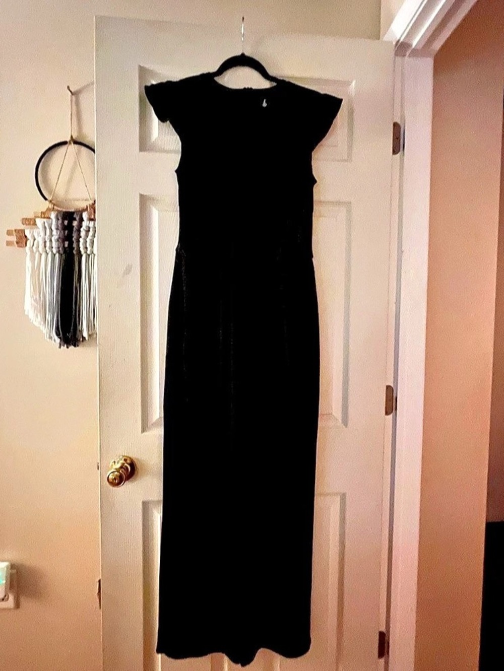 🖤 Pretty Garden Black Wide-Leg Jumpsuit | Size L